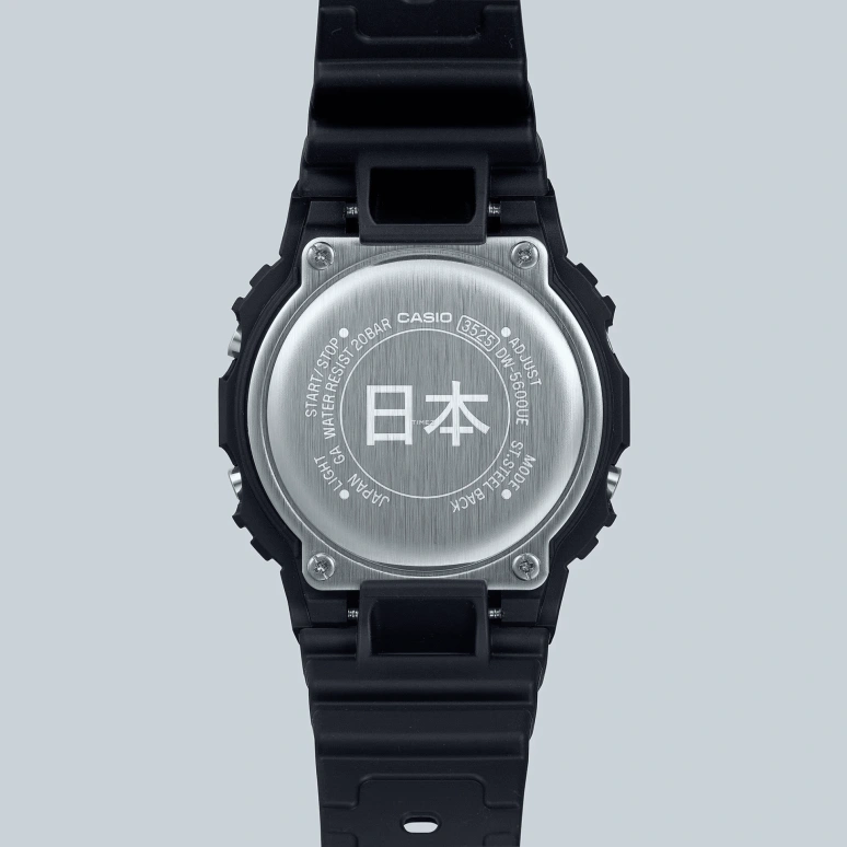 Casio,5600 49.80x42.80mm,49.80x42.80mm,Resin,Multi-Color,Quartz,Countdown,Chronograph,Month,Date,Hardlex,Square,DW5600KHK25,DW5600KHK25-1