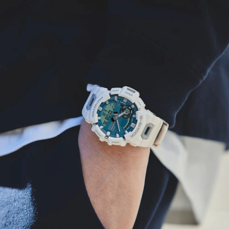 Casio,G-SHOCK 48.90mm,48.90mm,Bio-sourced,Resin,Blue,Quartz,Countdown,Chronograph,Month,Date,Hardlex,Round,GBA900CB,GBA900CB-7A