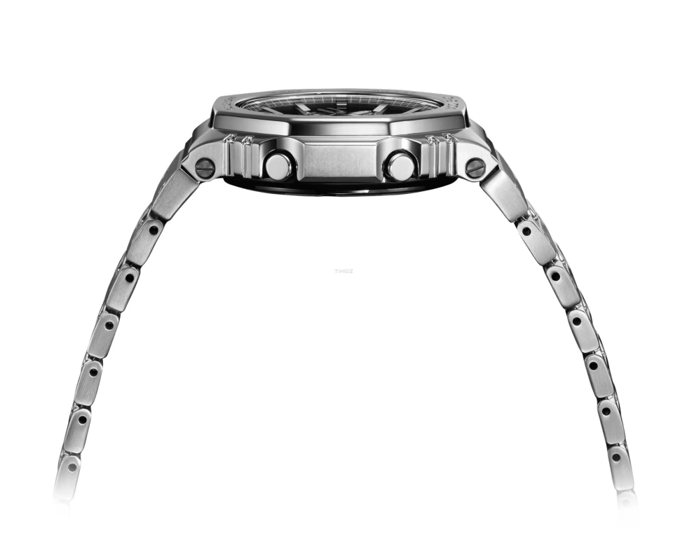 Casio,G-SHOCK 44.40mm,44.40mm,Stainless Steel,Black,Quartz,Countdown,Chronograph,Month,Date,Hardlex,Octagon,GMB2100D,GMB2100D-1A