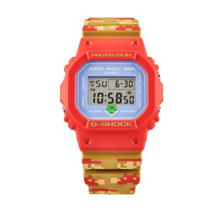 Casio,G-SHOCK 48.90x43.80mm,48.90x43.80mm,Resin,Blue,Grey,Quartz,Countdown,Chronograph,Month,Date,Hardlex,Square,DW5600SMB,DW5600SMB-4
