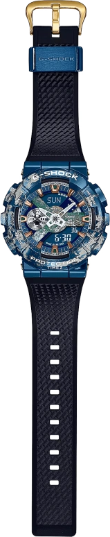 Casio,G-STEEL 48.80mm,48.80mm,Resin,Multi-Color,Quartz,Countdown,Chronograph,Month,Date,Hardlex,Round,GM110EARTH,GM110EARTH-1