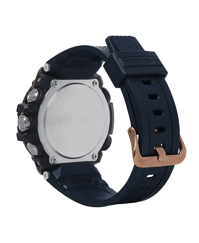 Casio,G-STEEL 53.80mm,53.80mm,Resin,Black,Quartz,Countdown,Chronograph,Day,Dule Time,Hardlex,Round,GSTB100G,GSTB100G-2A