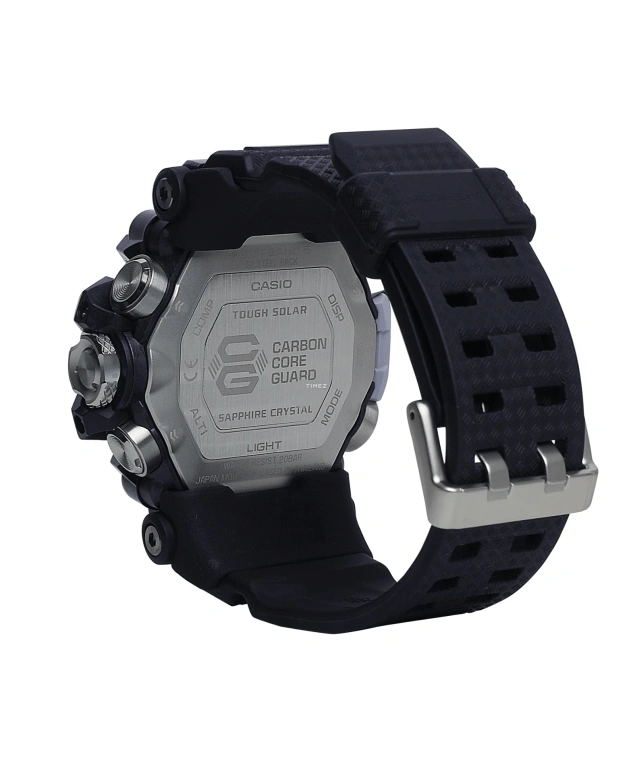 Casio,Mudmaster 54.40mm,54.40mm,Resin,Black,Quartz,Countdown,Chronograph,Month,Date,Sapphire,Round,GWG2000,GWG2000-1A1