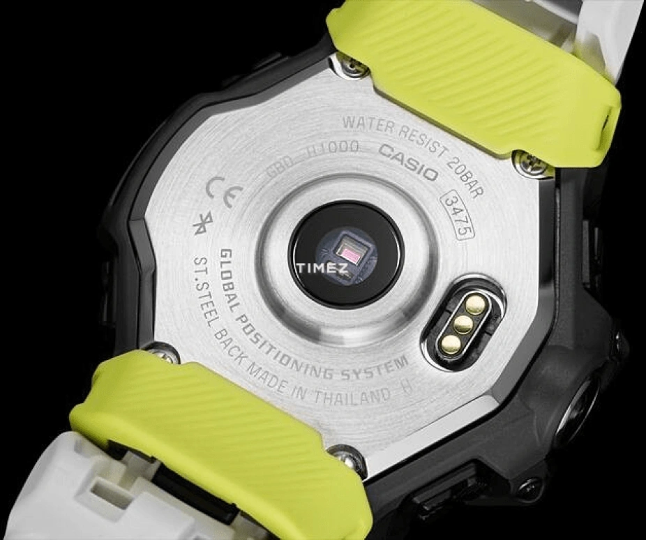 Casio,G-SHOCK 54.60x55mm,54.60x55mm,Resin,Stainless Steel,Black,Quartz,Countdown,Chronograph,Month,Date,Hardlex,Round,GBDH1000,GBDH1000-1A7