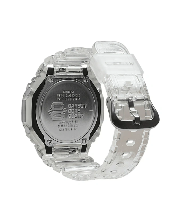 Casio,G-SHOCK 48.50x45.40mm,48.50x45.40mm,Resin,Carbon,Black,Quartz,Countdown,Chronograph,Month,Date,Hardlex,Round,GA2100SKE,GA2100SKE-7A