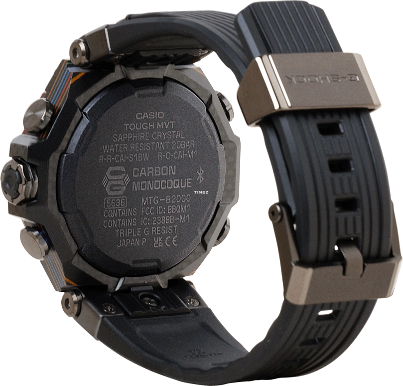 Casio,MTG 55.10x49.80mm,55.10x49.80mm,Stainless Steel,Black,Quartz,Countdown,Chronograph,Month,Date,Hardlex,Round,MTGB2000YR,MTGB2000YR-1A