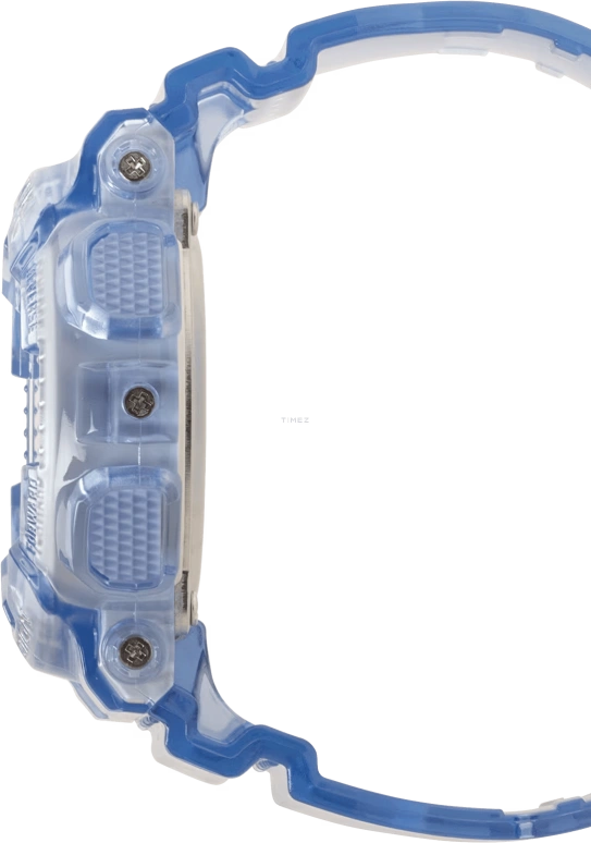 Casio,G-SHOCK 49x45.90mm,49x45.90mm,Resin,Blue,Grey,Quartz,Countdown,Chronograph,Month,Date,Hardlex,Round,GMAS110VW,GMAS110VW-6A