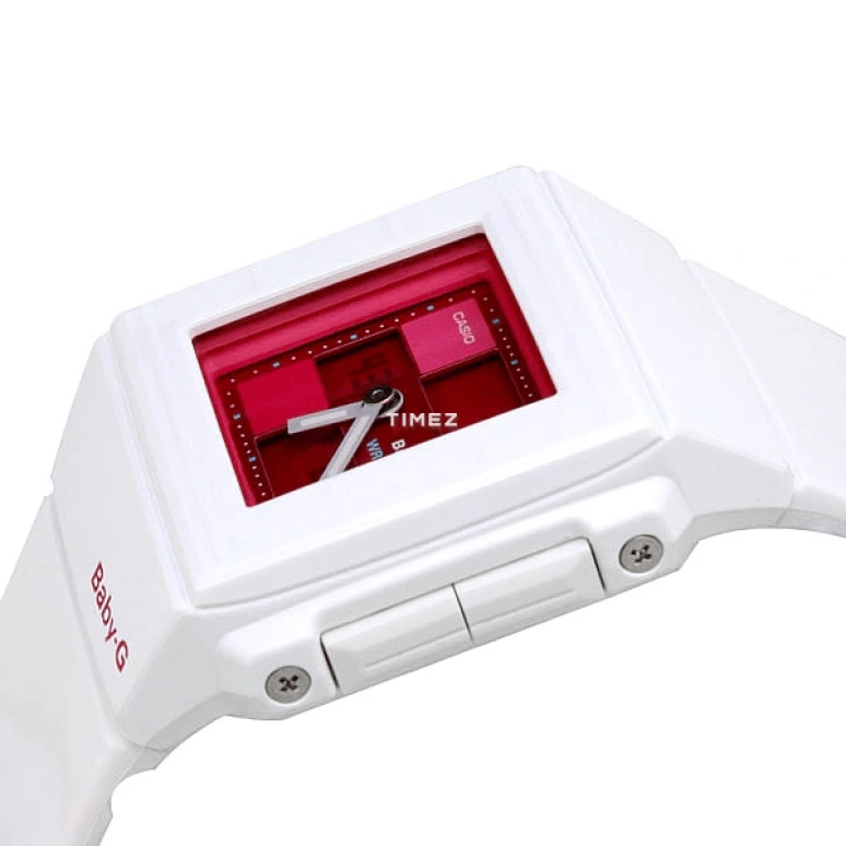 Casio,BABY-G 43mm,43mm,Plastic,Wine Red,Red,Quartz,White,BGA,BGA-200-7E3