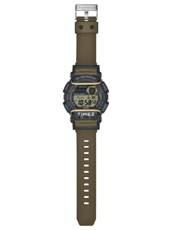 Casio,G-SHOCK 49.70mm,49.70mm,Resin,Grey,Quartz,Countdown,Chronograph,Month,Date,Hardlex,Round,GD400,GD400-9