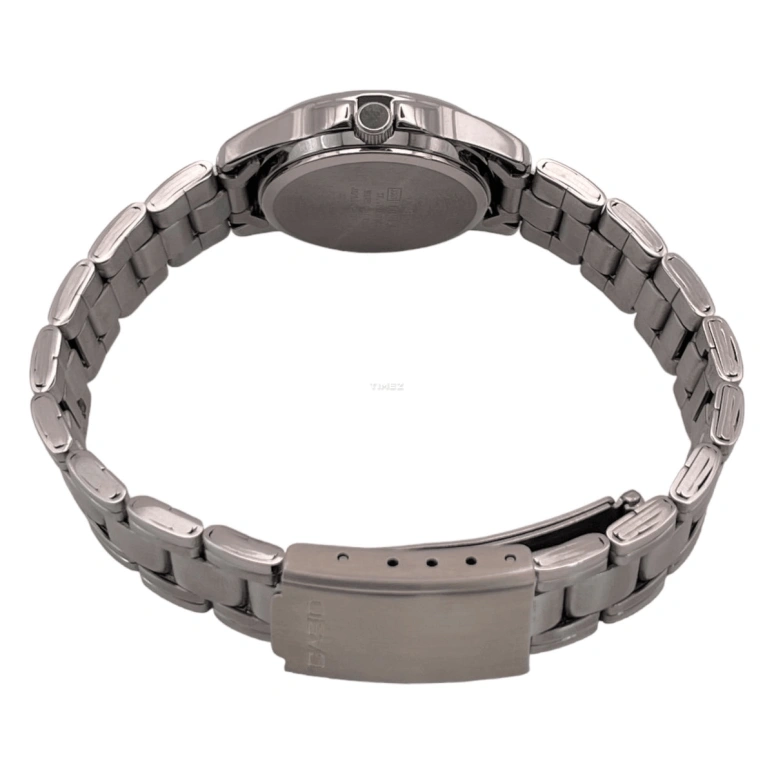 Casio,ANALOGUE 32mm,32mm,Stainless Steel,Black,Quartz,Day,Glass,LTP,LTP-1215A-1B3