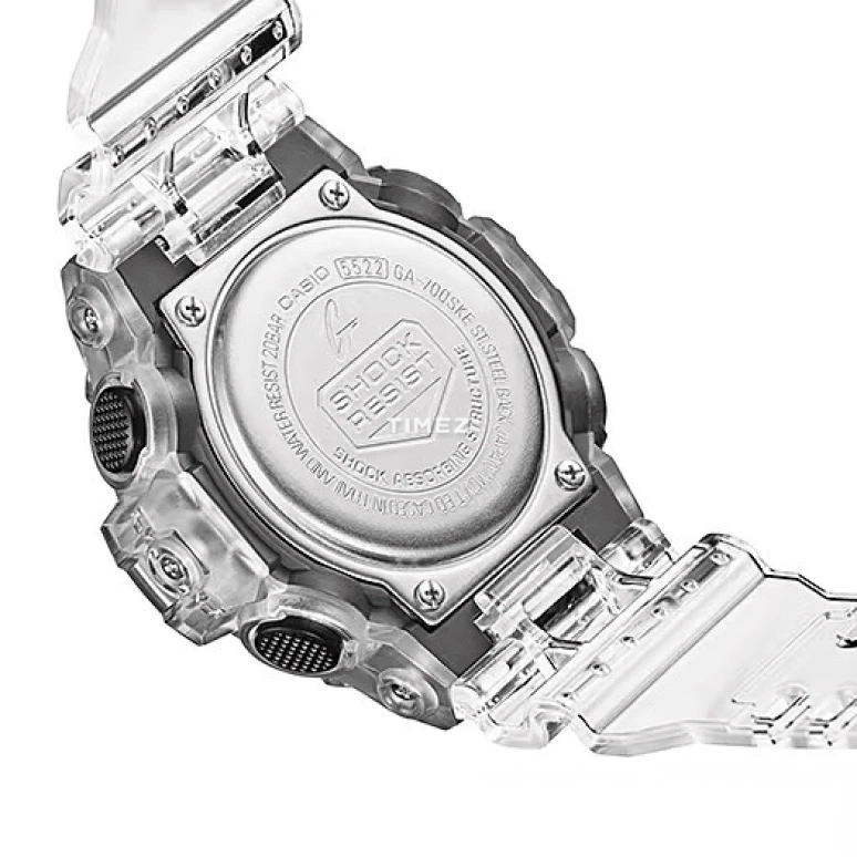 Casio,G-SHOCK 57.50x53.40mm,57.50x53.40mm,Resin,Black,Quartz,Countdown,Chronograph,Month,Date,Hardlex,Round,GA700SKE,GA700SKE-7A