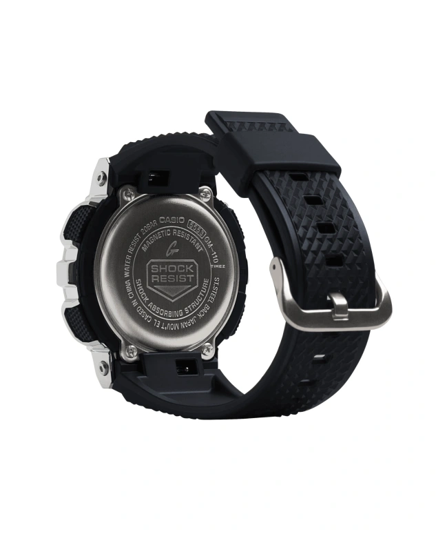 Casio,G-SHOCK 48.80mm,48.80mm,Resin,Black,Quartz,Countdown,Chronograph,Month,Date,Hardlex,Round,GM110,GM110-1A