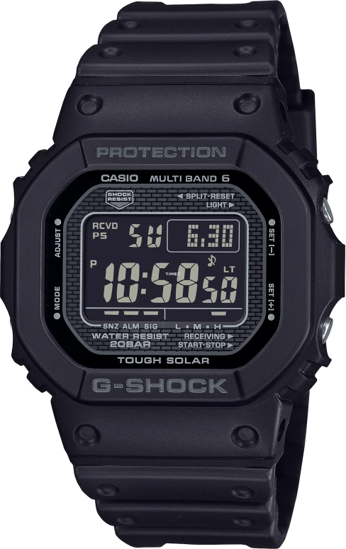 Casio,G-SHOCK 48.90x42.80mm,48.90x42.80mm,Stainless Steel,Black,Quartz,Countdown,Chronograph,Month,Date,Hardlex,Square,GW5000HS,GW5000HS-1