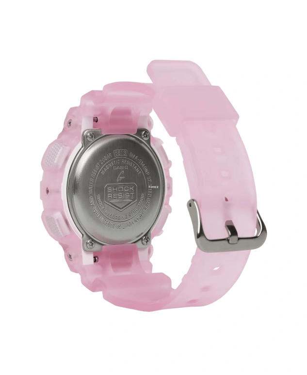 Casio,G-SHOCK 49x45.90mm,49x45.90mm,Resin,Pink,Quartz,Countdown,Chronograph,Month,Date,Hardlex,Round,GMAS140NP,GMAS140NP-4A