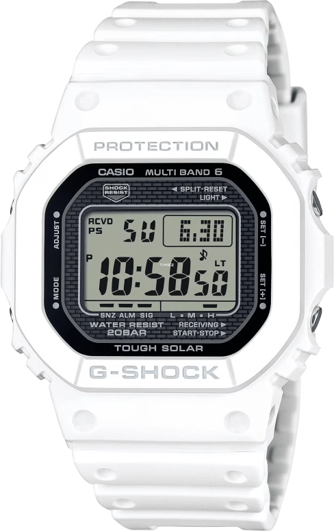 Casio,G-SHOCK 48.90x42.80mm,48.90x42.80mm,Stainless Steel,Black,Grey,Quartz,Countdown,Chronograph,Month,Date,Hardlex,Square,GW5000HS,GW5000HS-7