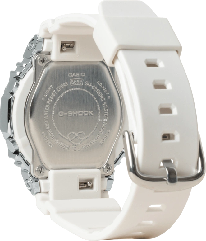 Casio,G-SHOCK 45.90x40.40mm,45.90x40.40mm,Resin,Stainless Steel,Pink Red,Quartz,Countdown,Chronograph,Month,Date,Hardlex,Round,GMS2100WS,GMS2100WS-7A