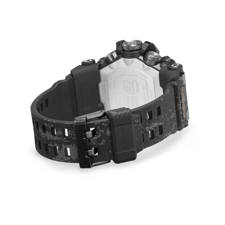 Casio,Mudmaster 54.40mm,54.40mm,Resin,Forged Carbon,Stainless Steel,Black,Quartz,Countdown,Chronograph,Month,Date,Sapphire,Round,GWG2000CR,GWG2000CR-1A