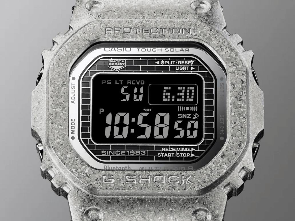 Casio,G-SHOCK 49.30x43.20mm,49.30x43.20mm,Stainless Steel,Black,Quartz,Countdown,Chronograph,Perpetual Calendar,Month,Hardlex,Square,GMW,GMW-B5000PS-1