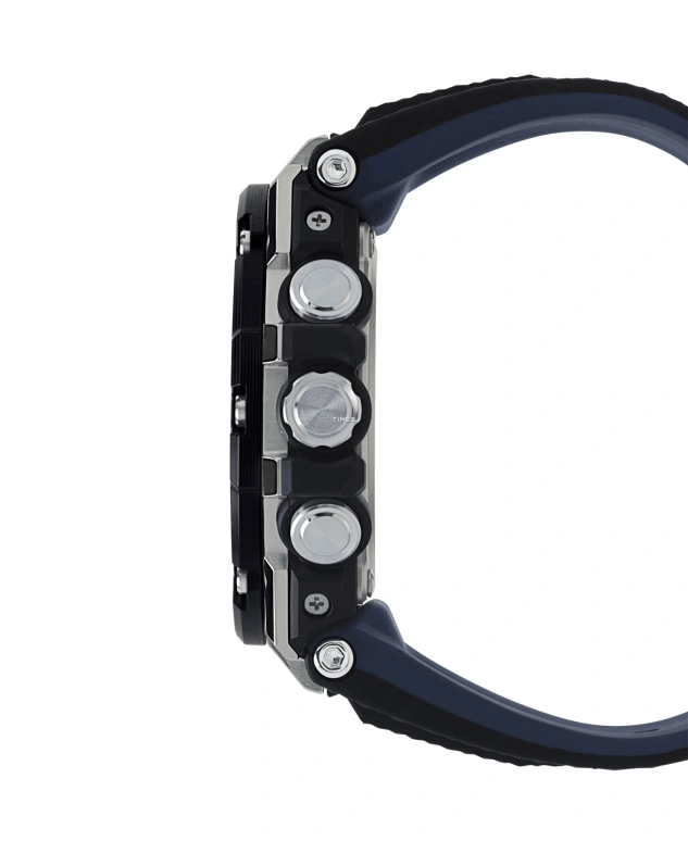 Casio,G-STEEL 53.80mm,53.80mm,Resin,Stainless Steel,Carbon,Black,Quartz,Countdown,Chronograph,Day,Dule Time,Sapphire,Round,GSTB100XA,GSTB100XA-1A