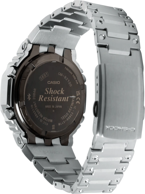 Casio,G-SHOCK 49.80x44.40mm,49.80x44.40mm,Stainless Steel,Black,Quartz,Countdown,Chronograph,Month,Date,Hardlex,Octagon,GMB2100PC,GMB2100PC-1A