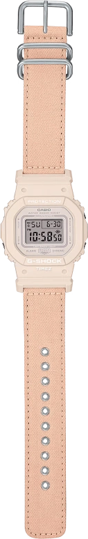 Casio,DIGITAL 45.70x40.50mm,45.70x40.50mm,Bio-sourced,Resin,Pink Red,Quartz,Countdown,Chronograph,Month,Date,Hardlex,Square,GMDS5600CT,GMDS5600CT-4