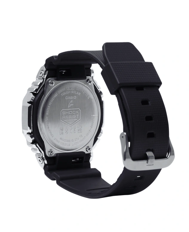 Casio,G-STEEL 49.30x44.40mm,49.30x44.40mm,Bio-sourced,Resin,Stainless Steel,Green,Quartz,Countdown,Chronograph,Month,Date,Hardlex,Octagon,GBM2100A,GBM2100A-1A3