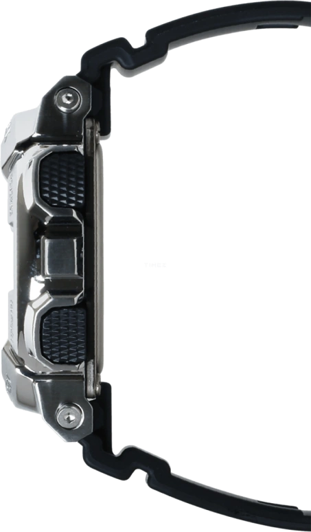 Casio,G-SHOCK 46x42mm,46x42mm,Resin,Stainless Steel,Silver,Quartz,Countdown,Chronograph,Month,Date,Hardlex,Round,GMS110,GMS110-1A