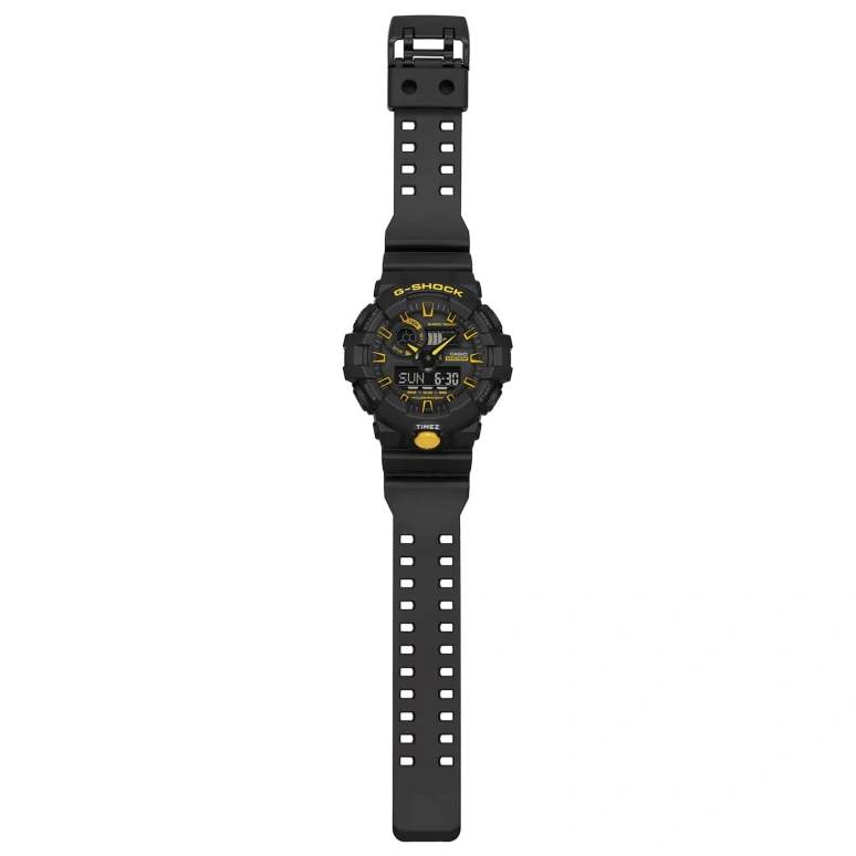 Casio,G-SHOCK 53.40mm,53.40mm,Resin,Black,Quartz,Countdown,Chronograph,Month,Date,Hardlex,Round,GA700CY,GA700CY-1A