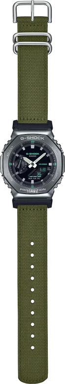 Casio,G-STEEL 44.40mm,44.40mm,Resin,Stainless Steel,Black,Quartz,Countdown,Chronograph,Month,Date,Hardlex,Octagon,GM2100CB,GM2100CB-3A