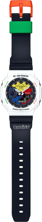 Casio,G-SHOCK 48.50x45.40mm,48.50x45.40mm,Carbon,Resin,Multi-Color,Quartz,Countdown,Chronograph,Month,Date,Hardlex,Octagon,GAE2100RC,GAE2100RC-1A