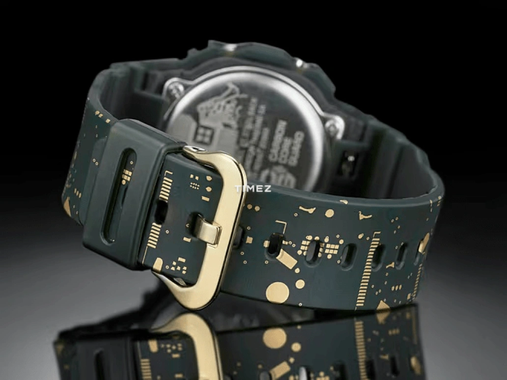 Casio,G-SHOCK 40x44mm,40x44mm,Resin,Green,Quartz,DWE,DWE-5600CC-3