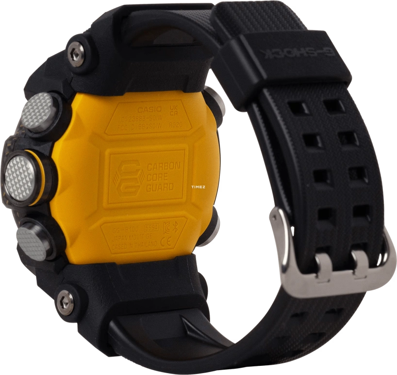 Casio,MASTER OF G - LAND 55.40x51.30mm,55.40x51.30mm,Resin,Carbon,Black,Quartz,Countdown,Chronograph,Month,Date,Hardlex,Round,GGB100Y,GGB100Y-1A