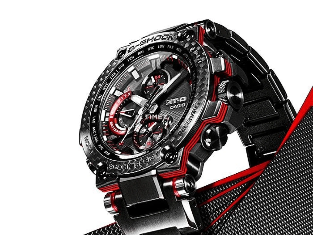 Casio,MTG 51.70mm,51.70mm,Resin,Black,Quartz,Countdown,Chronograph,Day,Dule Time,Sapphire,Round,MTG,MTG-B1000XBD-1A