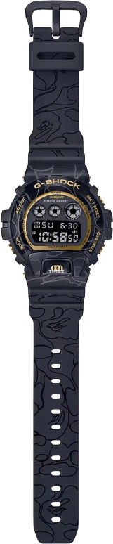Casio,G-STEEL 49.70mm,49.70mm,Resin,Black,Quartz,Countdown,Chronograph,Month,Date,Hardlex,Round,GM6900BAPE1