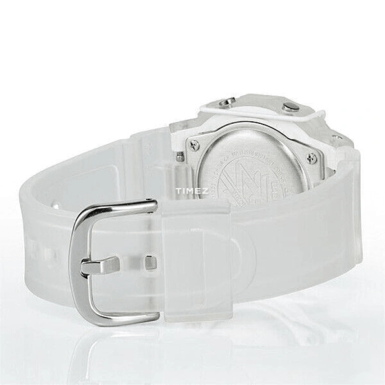 Casio,BABY-G 44.70x40mm,44.70x40mm,Plastic,Black,Grey,Quartz,Rectangular,White,BGD,BGD-525-7E