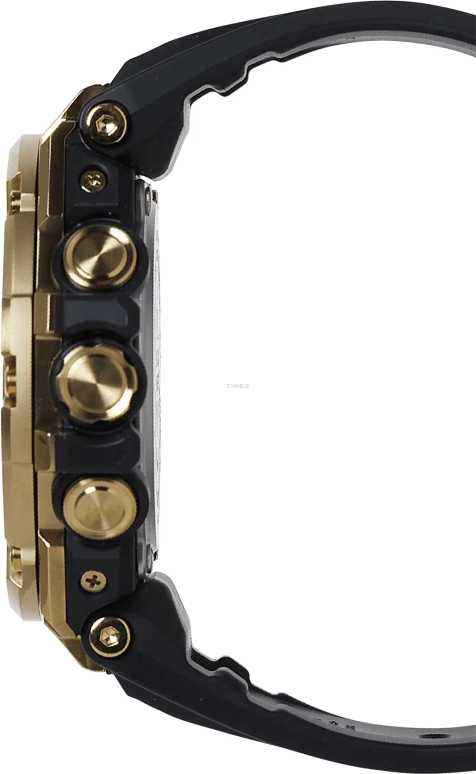 Casio,G-STEEL 53.80mm,53.80mm,Resin,Black,Quartz,Chronograph,Date,Day,Dule Time,Hardlex,Round,GSTB100GB1A9
