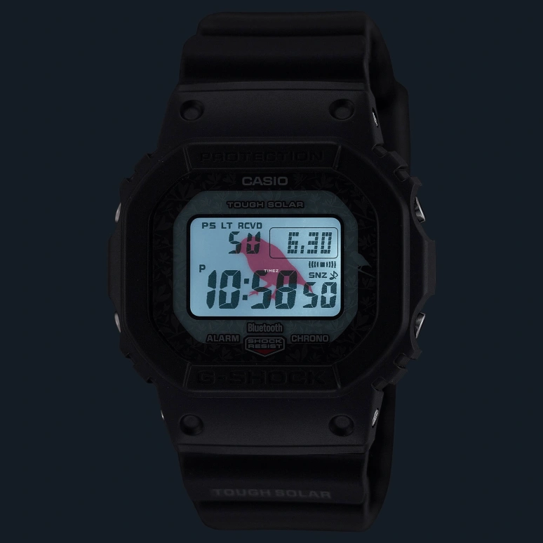 Casio,G-SHOCK 48.90x42.80mm,48.90x42.80mm,Bio-sourced,Resin,Dark Green,Quartz,Countdown,Chronograph,Month,Date,Hardlex,Square,GWB5600CD1A3