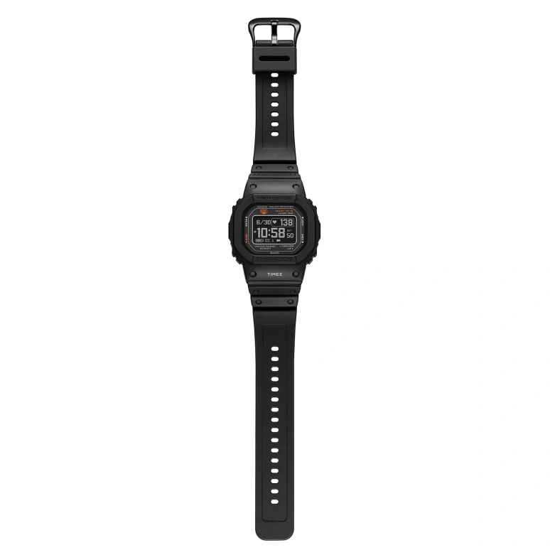 Casio,G-SHOCK 51.10x44.50mm,51.10x44.50mm,Bio-sourced,Black,Quartz,Chronograph,Moonphase,Month,Date,Hardlex,Square,DW,DW-H5600-1