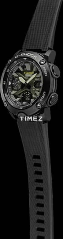 Casio,G-SHOCK 47mm,47mm,Carbon,Resin,Multi-Color,Quartz,Countdown,Chronograph,Month,Date,Hardlex,Round,GA2000SU,GA2000SU-1A