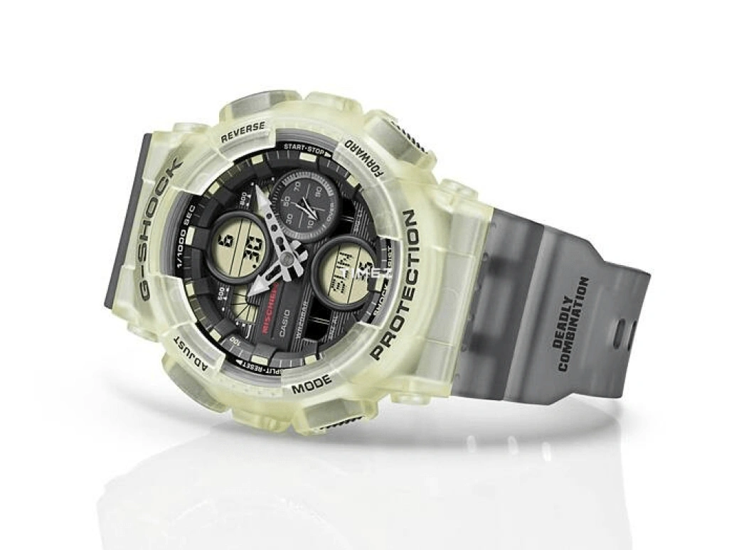 Casio,G-SHOCK 45.90mm,45.90mm,Resin,Black,Quartz,Countdown,Chronograph,Month,Date,Hardlex,Round,GMA,GMA-S140MC-1A