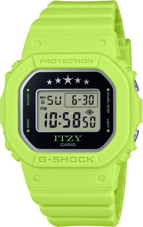 Casio,G-SHOCK 45.70x40.50mm,45.70x40.50mm,Bio-sourced,Resin,Black,Grey,Quartz,Countdown,Chronograph,Month,Date,Hardlex,Square,GMDS5610IT,GMDS5610IT-3