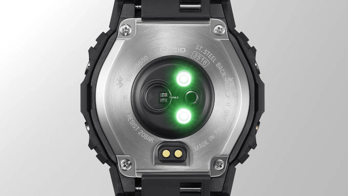Casio,G-SHOCK 51.10x44.50mm,51.10x44.50mm,Bio-sourced,Black,Quartz,Chronograph,Moonphase,Month,Date,Hardlex,Square,DW,DW-H5600MB-1A4