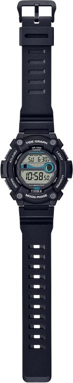 Casio,DIGITAL 51.30x51.10mm,51.30x51.10mm,Resin,Grey,Quartz,Countdown,Chronograph,Moonphase,Month,Plexi,Glass,Round,WS1300H,WS1300H-1AV