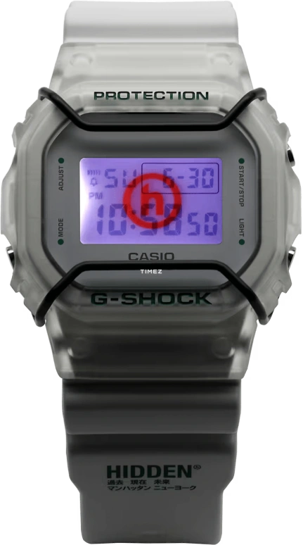 Casio,5600 48.90x43.80mm,48.90x43.80mm,Resin,White,Quartz,Countdown,Chronograph,Month,Date,Hardlex,Square,DW5600HDN257