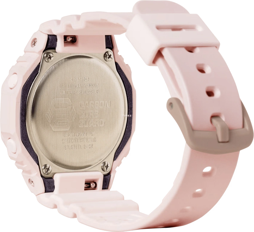 Casio,G-SHOCK 42.60mm,42.60mm,Carbon,Resin,Pink Red,Quartz,Countdown,Chronograph,Month,Date,Hardlex,Octagon,GMAS2100BA4A