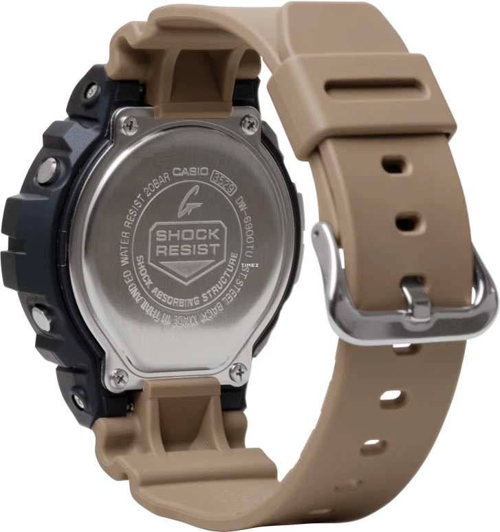 Casio,G-Shock 6900 50mm,50mm,Resin,Black,Quartz,Countdown,Chronograph,Month,Date,Hardlex,Round,DW6900TU,DW6900TU-1A5