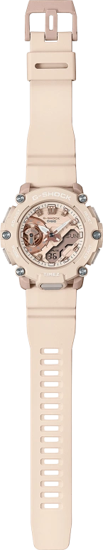 Casio,G-SHOCK 45.70mm,45.70mm,Resin,Pink,Quartz,Countdown,Chronograph,Month,Date,Hardlex,Round,GMAS2200M,GMAS2200M-4A