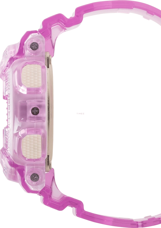Casio,G-SHOCK 49x45.90mm,49x45.90mm,Resin,Pink Red,Grey,Quartz,Countdown,Chronograph,Month,Date,Hardlex,Round,GMAS110VW,GMAS110VW-4A