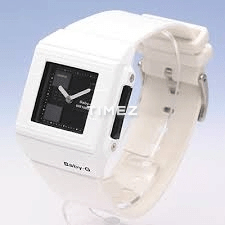 Casio,BABY-G 36mm,36mm,Acrylic,Plastic,Black,Quartz,White,BGA,BGA-200-7E2