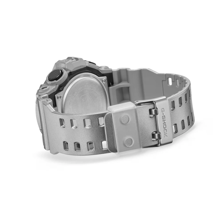 Casio,G-SHOCK 57.50x53.40mm,57.50x53.40mm,Resin,Silver,Quartz,Countdown,Chronograph,Month,Date,Hardlex,Round,GA700FF,GA700FF-8A